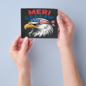 4 juli Adelaar Vrijheid Patriottisch Flyer (Hand)