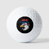 4 juli adelaar vrijheid patriottisch golfballen (Voorkant)