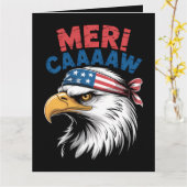 4 juli Adelaar Vrijheid Patriottisch Kaart (Gele Bloem)