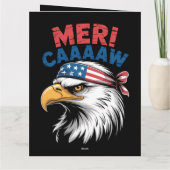 4 juli Adelaar Vrijheid Patriottisch Kaart (Achterkant)