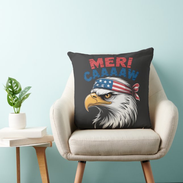 4 juli Adelaar Vrijheid Patriottisch Kussen (Stoel)