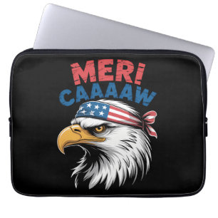 4 juli Adelaar Vrijheid Patriottisch Laptop Sleeve