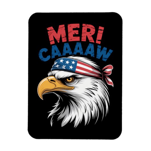 4 juli Adelaar Vrijheid Patriottisch Magneet (Verticaal)