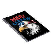 4 juli adelaar vrijheid patriottisch notitieboek (Rechterzijde)