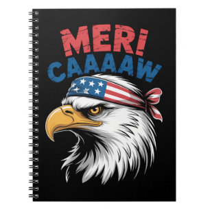 4 juli adelaar vrijheid patriottisch notitieboek