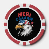 4 juli adelaar vrijheid patriottisch poker chips (Voorkant)