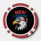 4 juli adelaar vrijheid patriottisch poker chips (Achterkant)