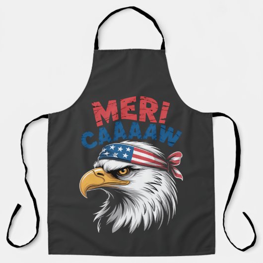4 juli Adelaar Vrijheid Patriottisch Schort (Voorkant)
