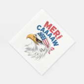 4 juli Adelaar Vrijheid Patriottisch Servet (Hoek)