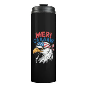 4 juli adelaar vrijheid patriottisch thermosbeker