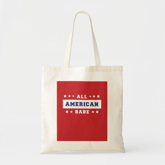 4 juli Alle Amerikaanse baby's Tote Bag (Voorkant)