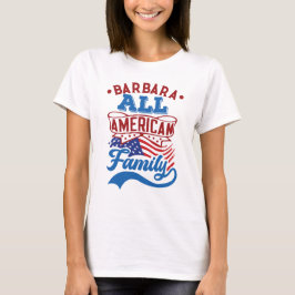 4 juli Alle amerikaanse familie patriottische matc T-shirt