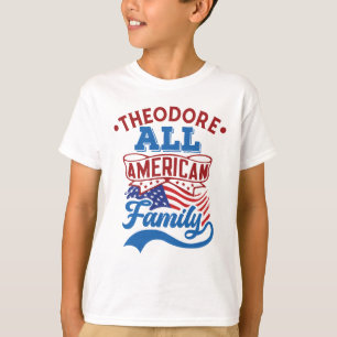 4 juli Alle amerikaanse familie patriottische matc T-shirt
