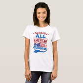 4 juli Alle amerikaanse grootmapatriottische famil T-shirt (Voorkant volledig)