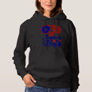 4 juli alle Amerikaanse jongen patriottisch Amerik Hoodie