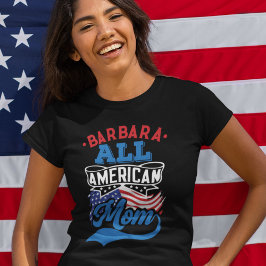 4 juli Alle Amerikaanse moeders vaderlandslievende T-shirt