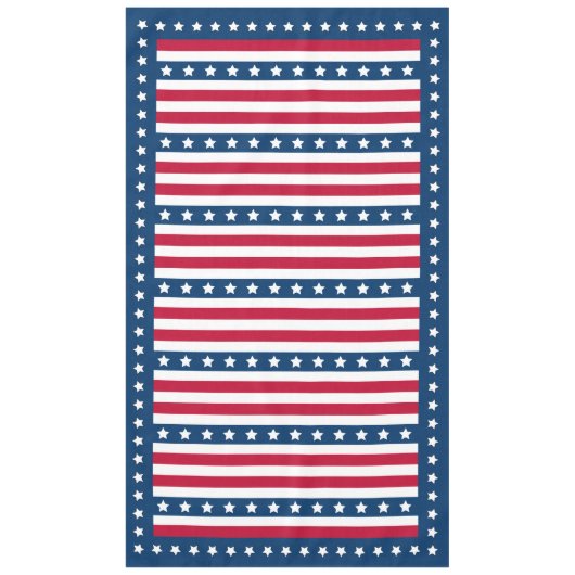 4 juli Alle Amerikaanse picknick Tafelkleed (Voorkant)