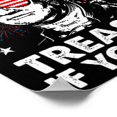 4 juli alleen verraad als je grappige George verli Poster (Hoek)