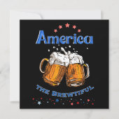 4 juli - America the Brewtiful met bier Kaart (Voorkant)