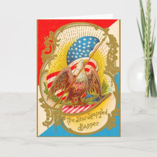 4 juli American Eagle Kaart (Voorkant)