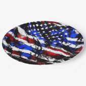 4 juli "American Flag" Papieren Bord (Gekanteld)