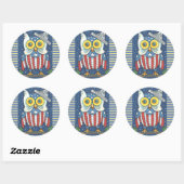 4 JULI AMERICAN HOOT OWL STICKERS RAND *Datablad (Vel)