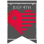 4 juli Americana Hartslingers Vlaggetjes (Tweede vlag)