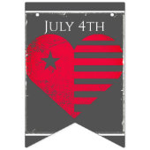 4 juli Americana Hartslingers Vlaggetjes (Eerste vlag)