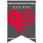 4 juli Americana Hartslingers Vlaggetjes (Derde vlag)
