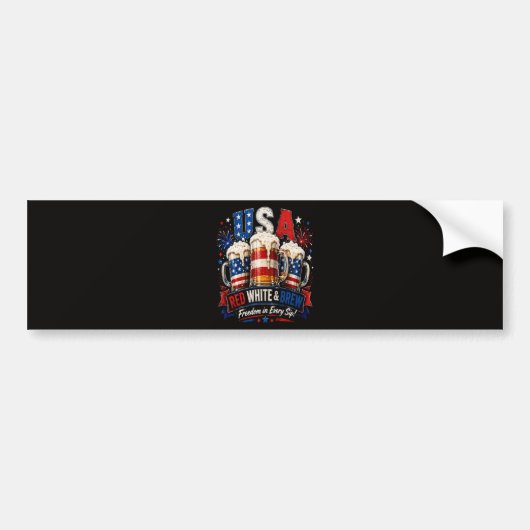 4 juli amerika 250ste bumpersticker (Voorkant)