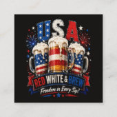 4 juli amerika 250ste informatiekaartje (Achterkant)