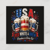 4 juli amerika 250ste informatiekaartje (Voorkant)