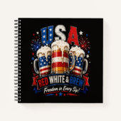 4 juli amerika 250ste notitieboek (Voorkant)
