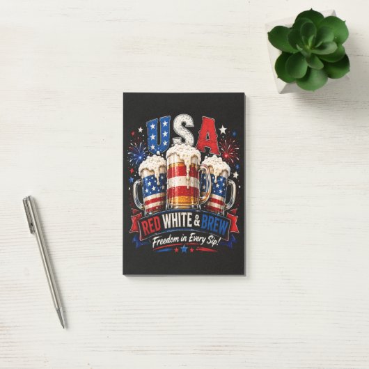 4 juli amerika 250ste post-it® notes (Kantoor)