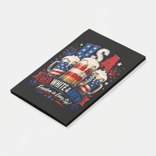 4 juli amerika 250ste post-it® notes (Schuin)