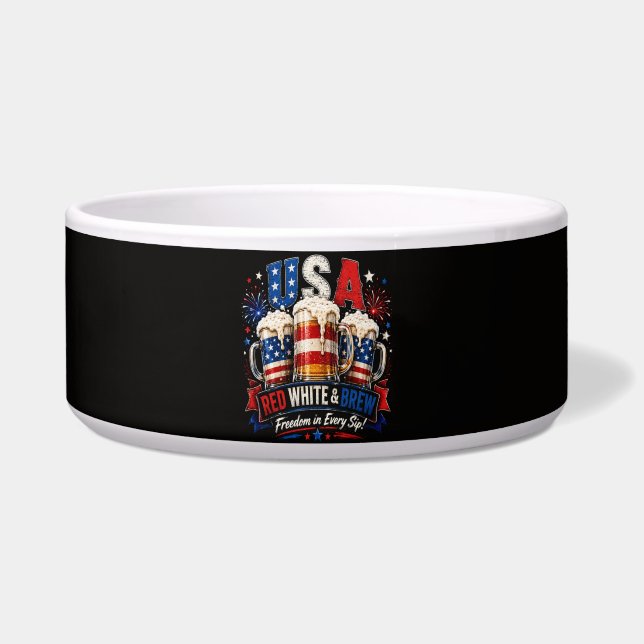 4 juli amerika 250ste voerbakje (Voorkant)