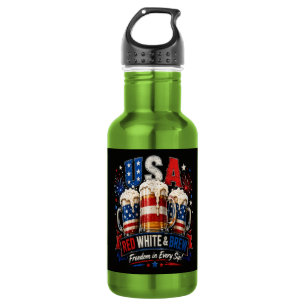 4 juli amerika 250ste waterfles