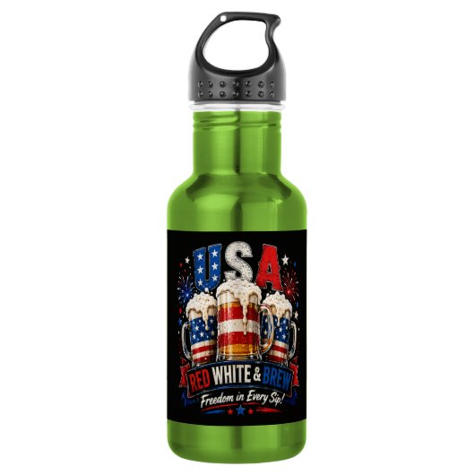 4 juli amerika 250ste waterfles (Voorkant)