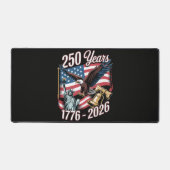4 juli Amerika Amerikaanse patriottische adelaar Bureaumat (Voorkant)