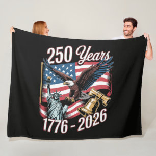 4 juli Amerika Amerikaanse patriottische adelaar Fleece Deken