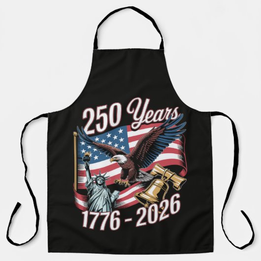 4 juli Amerika Amerikaanse patriottische adelaar Schort (Voorkant)