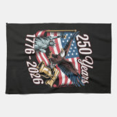 4 juli Amerika Amerikaanse patriottische adelaar Theedoek (Horizontaal)