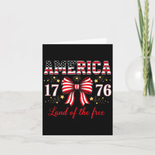 4 juli Amerika coquette strik onafhankelijkheidsda Kaart