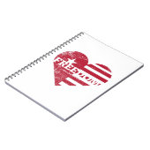 4 juli Amerika Notitieboek (Linkerzijde)