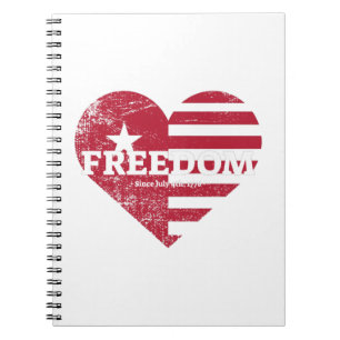 4 juli Amerika Notitieboek