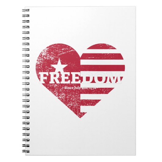 4 juli Amerika Notitieboek (Voorkant)