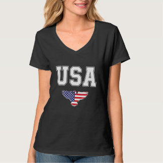 4 juli Amerika Onafhankelijkheidsdag Patriot VS He T-shirt