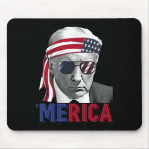 4 juli Amerika Trump Amerikaanse vlag VS Muismat