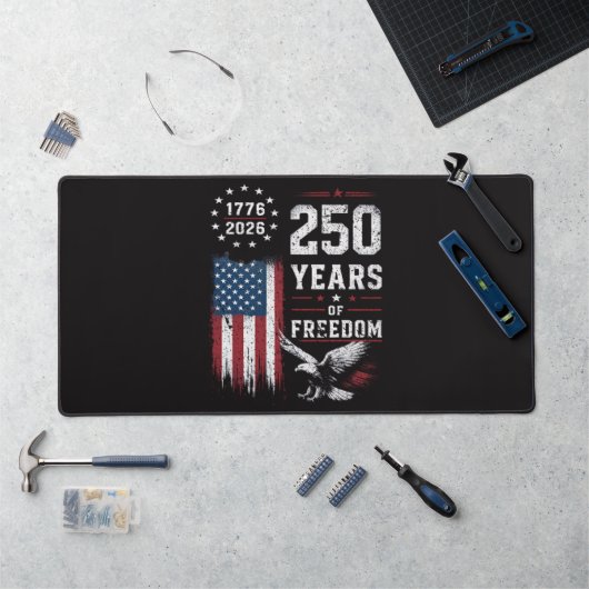 4 juli Amerika VS Vlag Patriottisch Bureaumat (Werkstation)
