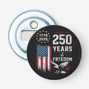 4 juli Amerika VS Vlag Patriottisch Button Flesopener